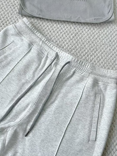Спортивные штаны Brunello Cucinelli Premium - Light Grey   