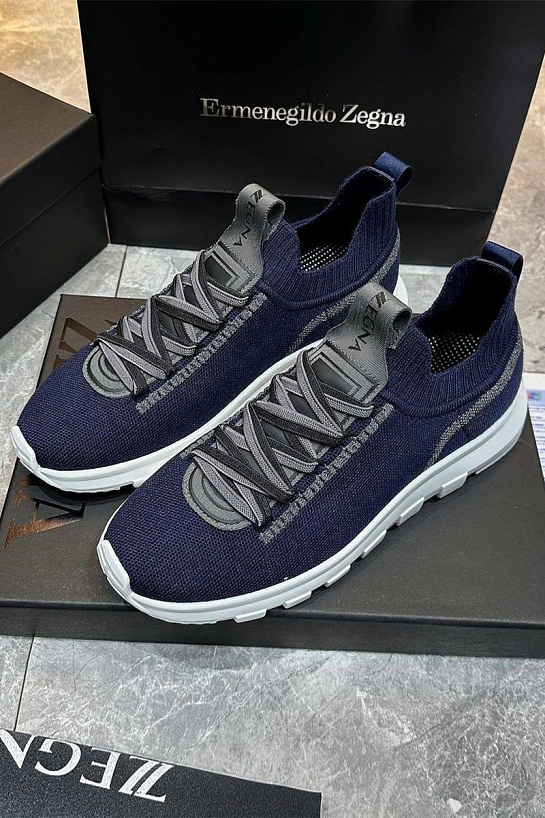 Мужские текстильные кроссовки Ermenegildo Zegna