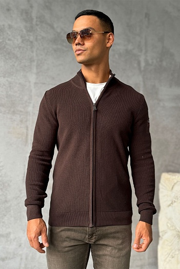 Мужская кофта Paul & Shark zip-up - Brown   