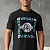Мужская чёрная футболка Versace logo-print