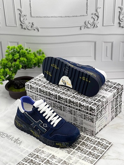 Замшевые кроссовки Premiata Mick - Navy   