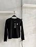 Женский чёрный лонгслив Chrome Hearts premium