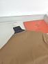 Мужская коричневая футболка Hermes premium