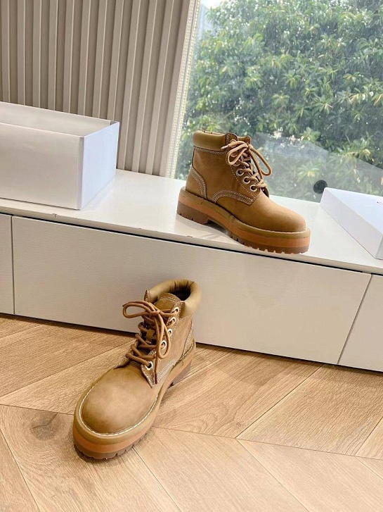 Женские ботинки Celine Premium - Brown