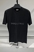 Чёрная футболка Saint Laurent reversed logo