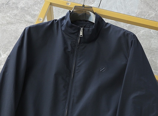 Мужская тёмно-синяя ветровка Zegna   