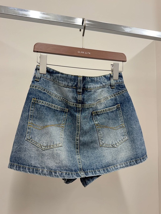 Женская джинсовая юбка-шорты Maison Margiela