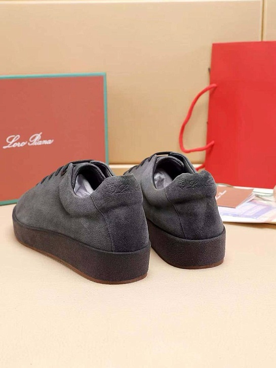 Мужские замшевые кроссовки Loro Piana