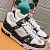 Женские кожаные кроссовки Louis Vuitton Trainer Monogram - White / Black
