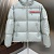 Мужской пуховик Prada Linea Rossa - Light Beige
