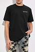 Мужская чёрная футболка Amiri Baroque