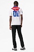 Мужское поло Louis Vuitton Launch The Equipe - White / Red / Blue