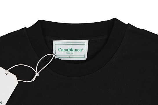 Футболка чёрного цвета Casablanca Aiiiiir
