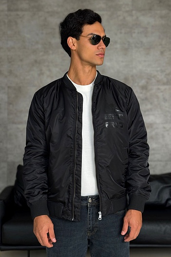 Бомбер чёрного цвета Etro paisley pattern   