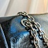 Кожаная сумка Balenciaga Monaco Chain 30x21 см - Silver