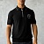 Мужское поло Stefano Ricci Eagle zip-neck - Black