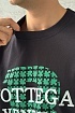Чёрная оверсайз футболка Bottega Veneta