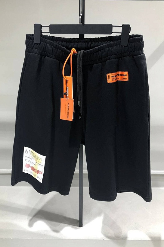 Мужские чёрные шорты Heron Preston