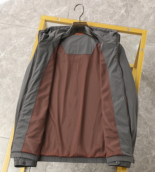 Ветровка серого цвета Zegna premium