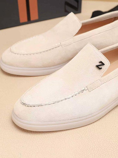 Мужские замшевые лоферы Ermenegildo Zegna   