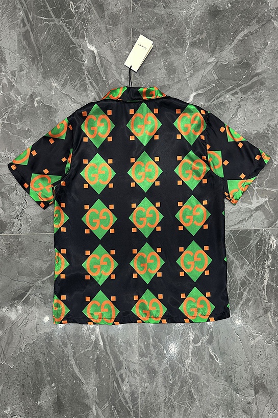 Мужская рубашка Gucci GG monogram all-over
