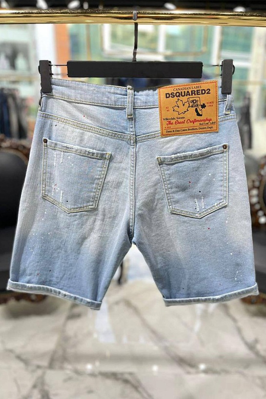 Мужские джинсовые шорты Dsquared2 Denim - Light Blue