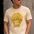 Мужская бежевая футболка Versace Medusa-embroidered