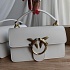 Женская кожаная сумка 21x12 см (3 расцветки)