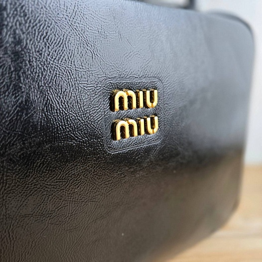 Женская сумка MIU MIU Kage 34x20 см - Black   