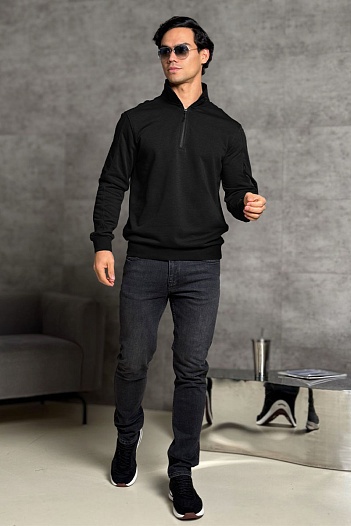 Чёрная кофта C.P. Company lens-detail   