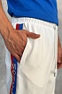 Белые спортивные штаны Moncler striped logo
