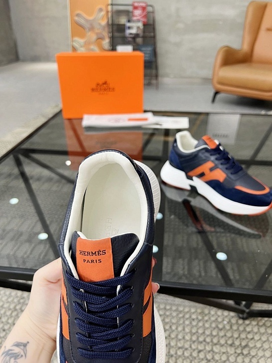 Мужские кроссовки Hermes - Navy