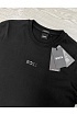 Футболка чёрного цвета Hugo Boss logo-tape