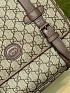 Кожаная сумка-мессенджер Gucci GG Premium 28x20x8 см - Beige