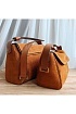 Замшевая сумка Love Birds 30x24 см - Brown