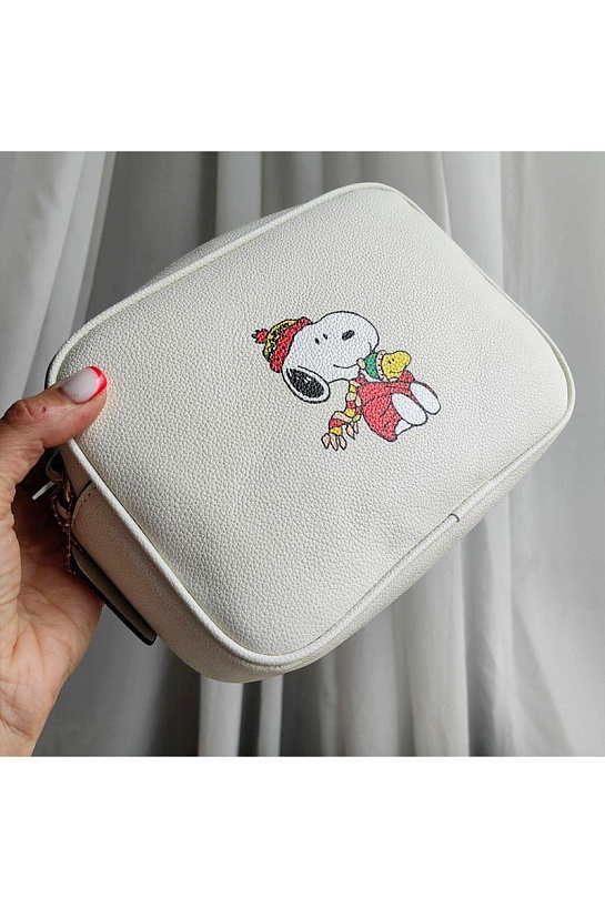 Женская кожаная сумка Coach Mini Jamie 22x16 см (2 расцветки)