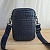 Кожаная сумка Bottega Veneta Intrecciato crossbody 20x14 - Navy