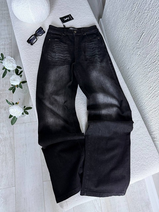 Женские чёрные джинсы Yves Saint Laurent premium