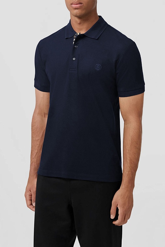 Мужское поло Burberry TB logo - Navy