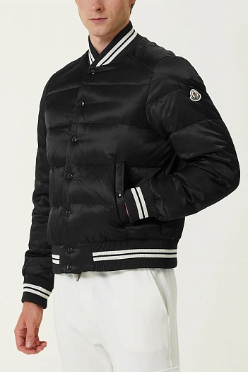 Утеплённый бомбер Moncler Dives - Black   