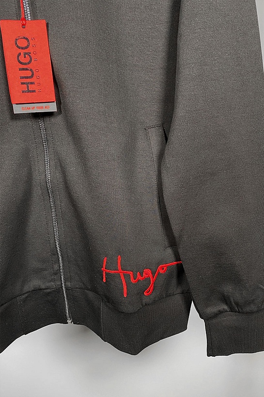 Мужская чёрная кофта Hugo Boss
