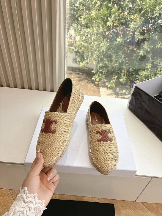 Женские эспадрильи Celine Premium - Beige