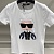 Женская белая футболка Karl Lagerfeld "Cancer"