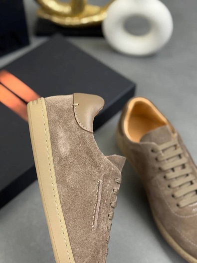 Мужские замшевые кроссовки Zegna "232"   
