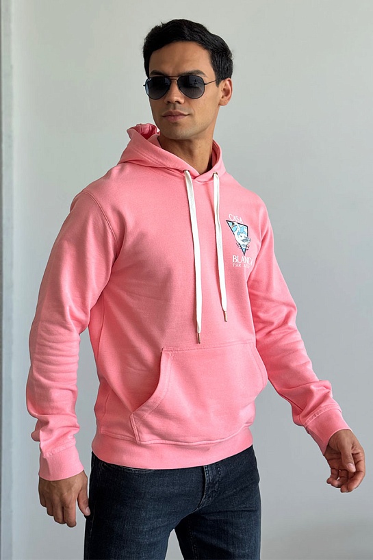 Мужское розовое худи Casablanca Par Avion