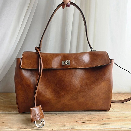 Кожаная сумка Balenciaga Rodeo Medium 35x25 см   