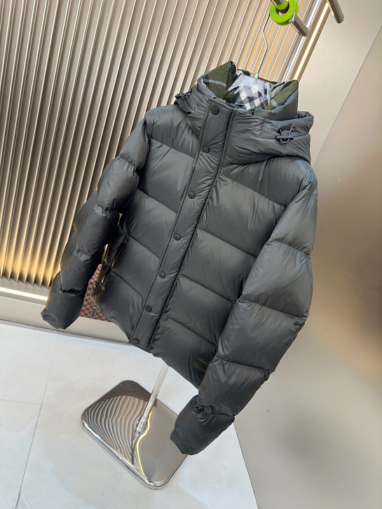 Мужской пуховик Burberry Halsby - Green