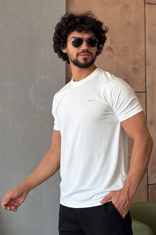 Мужская белая футболка Kiton