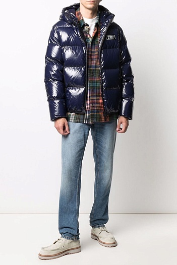 Мужская синяя куртка Dsquared2   