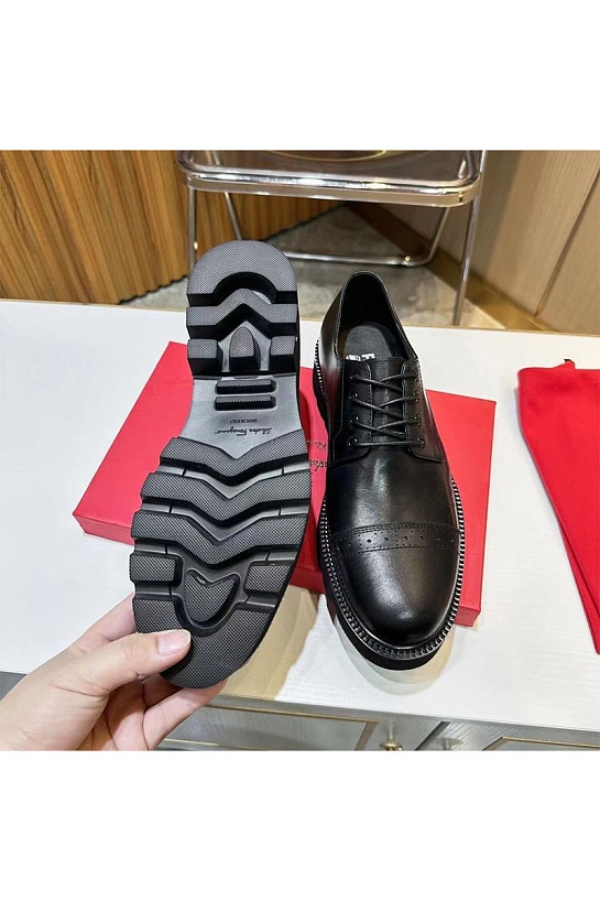 Мужские кожаные ботинки Salvatore Ferragamo